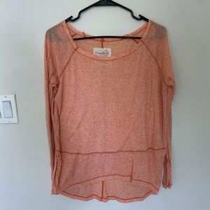Free People Orange Pullover